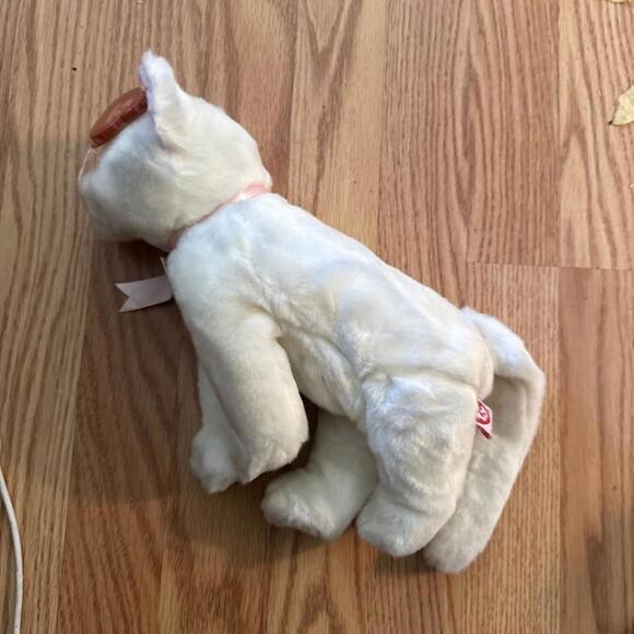 Ty Beanie Baby - FANCY the White Cat (7 Inch) - Picture 5 of 9